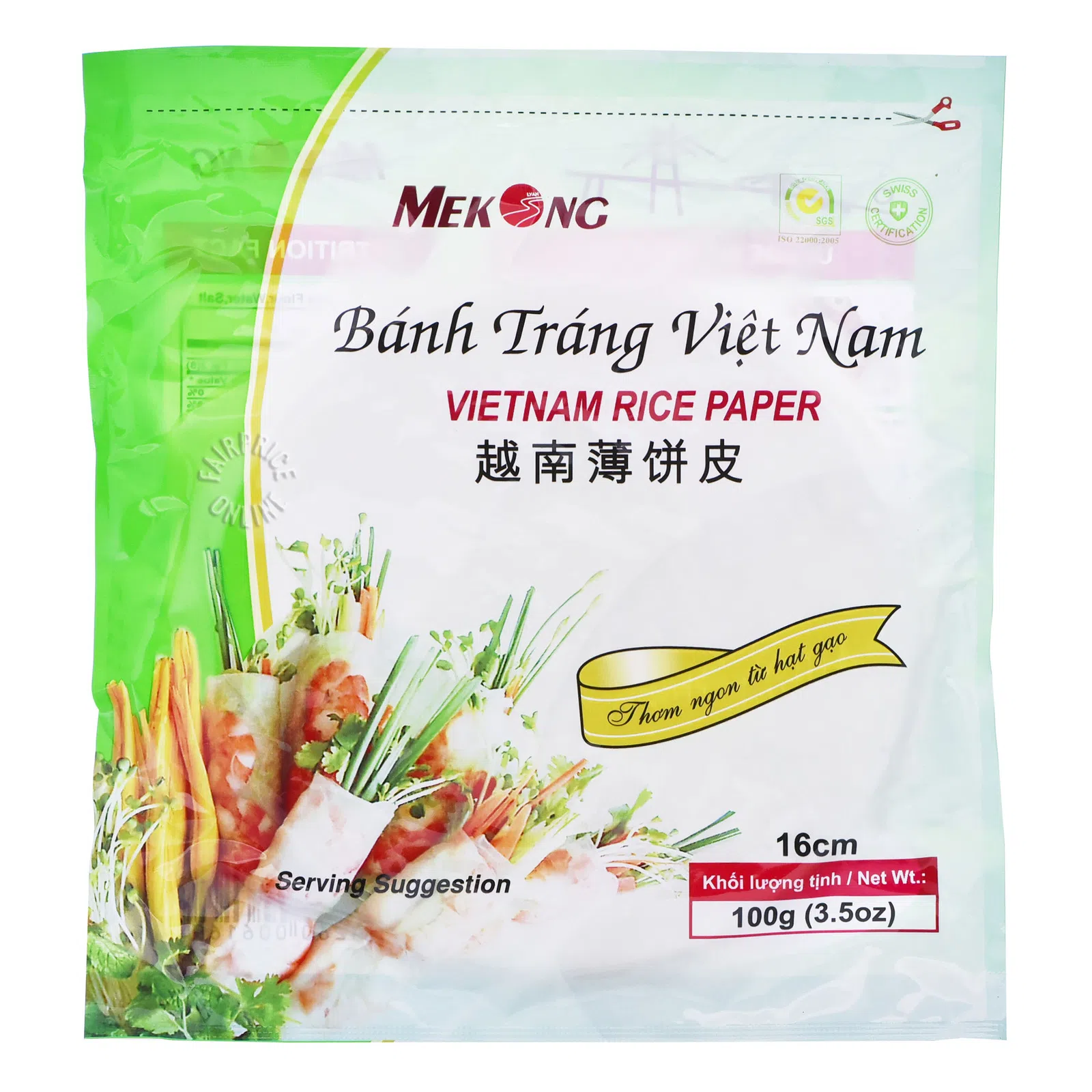 Mekong Vietnamese Rice Paper 100g