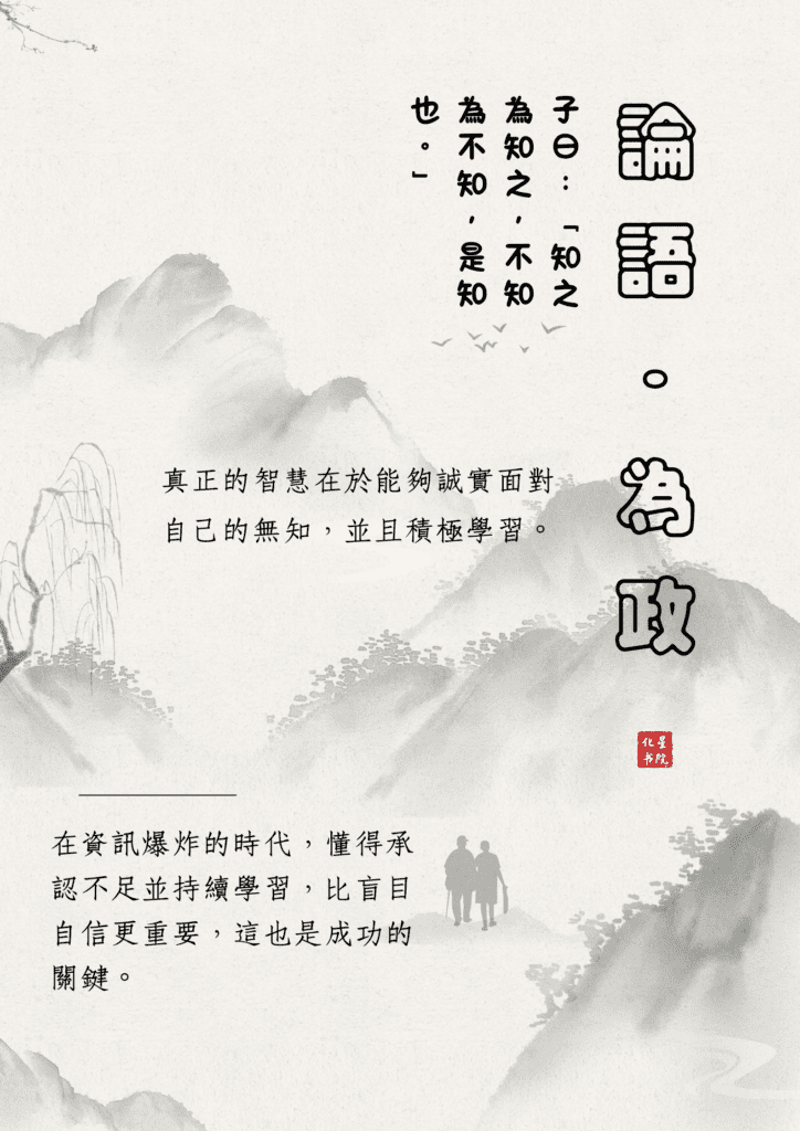 子曰:「知之為知之,不知為不知,是知也。」