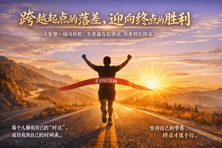 跨越终点，迈向胜利