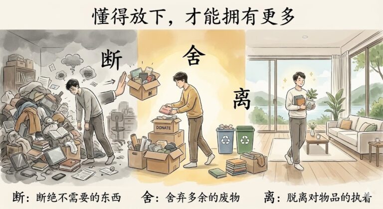 《断舍离》：懂得放下，才能拥有更多