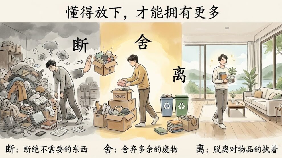 《断舍离》：懂得放下，才能拥有更多