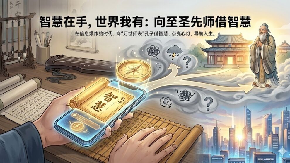 向至圣先师借智慧世