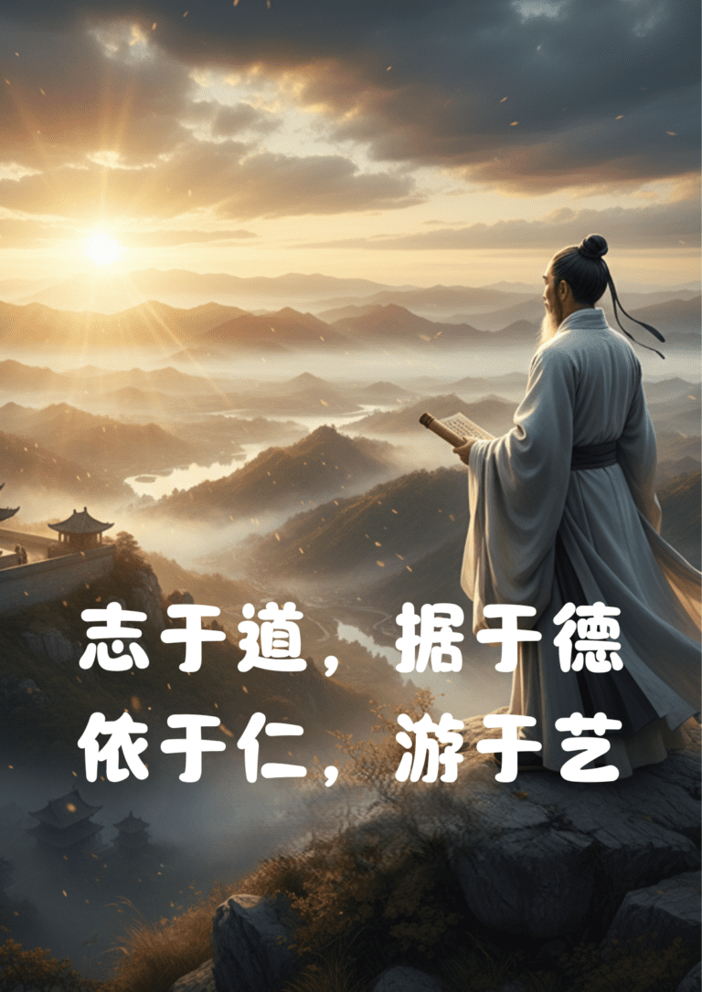 志于道，据于德，依于仁，游于艺