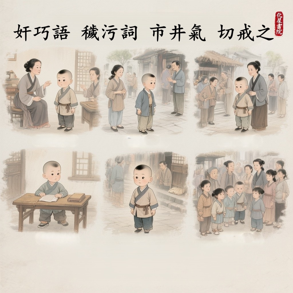 奸巧語　穢污詞　市井氣　切戒之